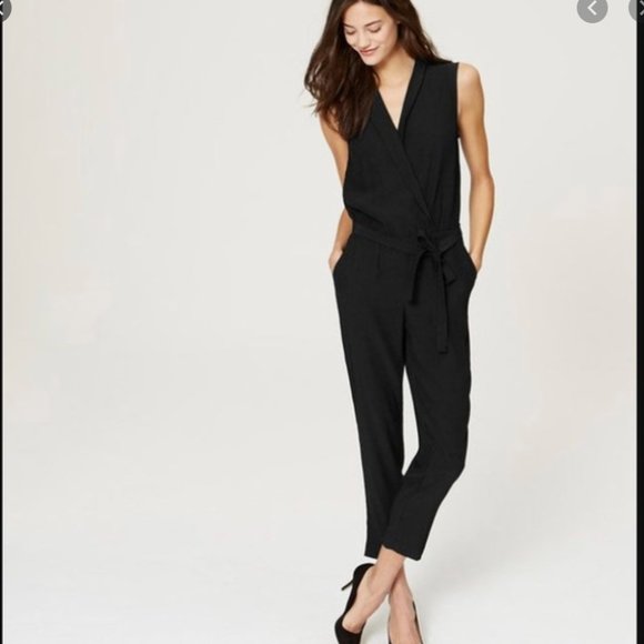 LOFT Pants - Ann Taylor LOFT Black Jumper - Petite